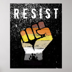 Bärenstolz-Pfotenfaust Poster