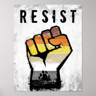 Bärenstolz-Pfotenfaust Poster