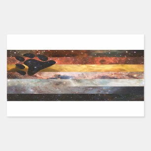 Bärenstolz-Sticker Rechteckiger Aufkleber