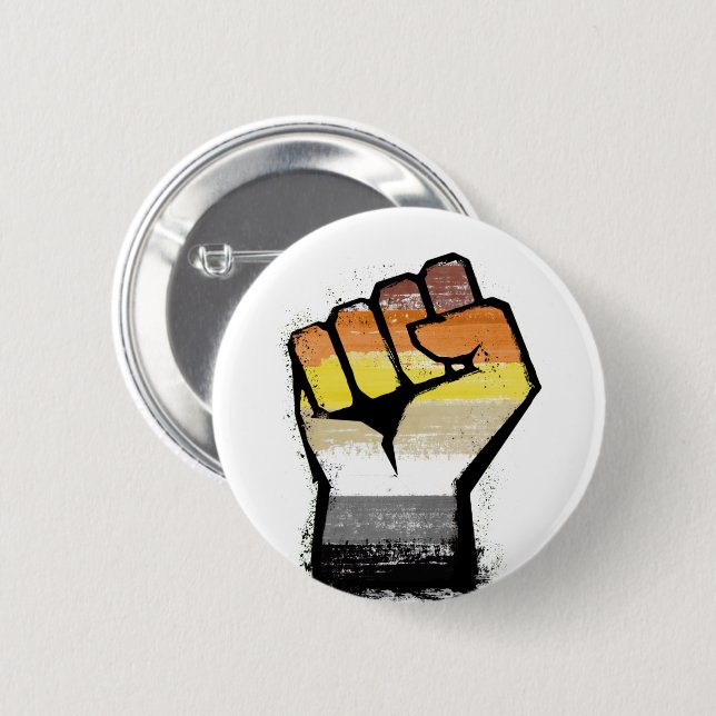 Bärenstolzfaust Button (Vorne & Hinten)