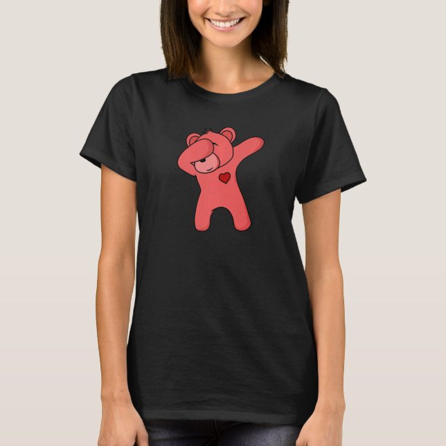 Bärentanz Bär ab Party Dance Bären Teddy Liebe T-Shirt (Vorderseite)