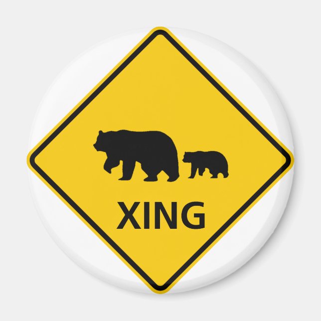 Bärenüberquerung Magnet (Vorne)