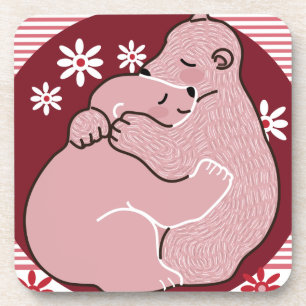 Bärenumarmung Untersetzer