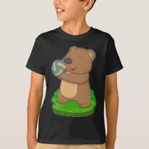 Bärenvolleyball-Spieler Volleyball T-Shirt
