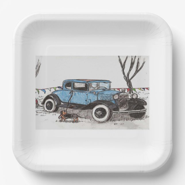 Bärenwache Pappteller (Vorderseite)