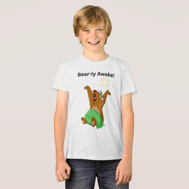 Bärenwache! Tri-Blend Shirt (Vorderseite voll)