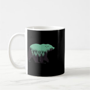 Bärenwald Natur Grizzly Wandern Outdoor Jagd Kaffeetasse
