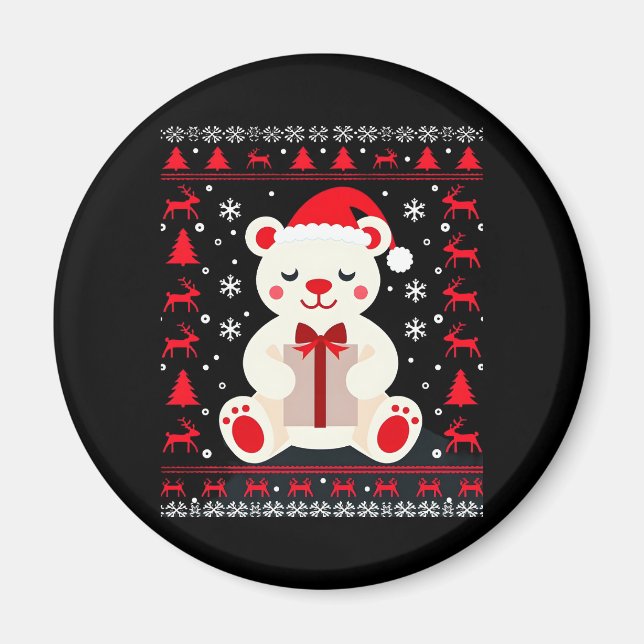 Bärenweihnachtsfest (1) magnet (Vorne)