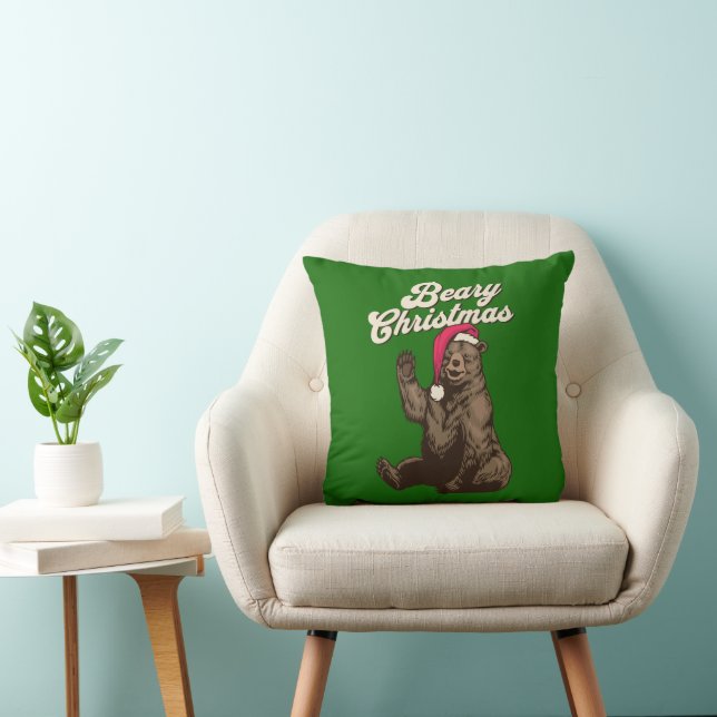 Bärenweihnachtsfest, Grizzlybär Kissen (Stuhl )