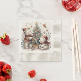 Bärenweihnachtszeit 1 serviette