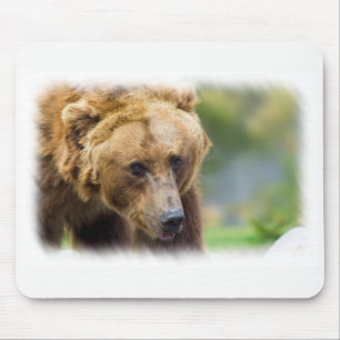 Bärenweiße Grenze Mousepad