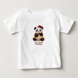 Bäreny Frohe Weihnachten! Playful Panda Baby T - S Baby T-shirt