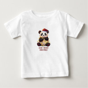 Bäreny Frohe Weihnachten! Playful Panda Baby T - S T-shirt