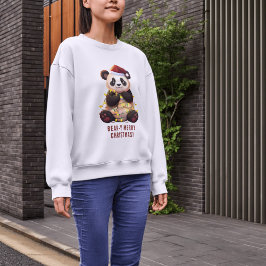 Bäreny Frohe Weihnachten! Playful Panda Sweatshirt