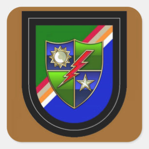 Barett-Blitz (Posten 6/01) Quadratischer Aufkleber