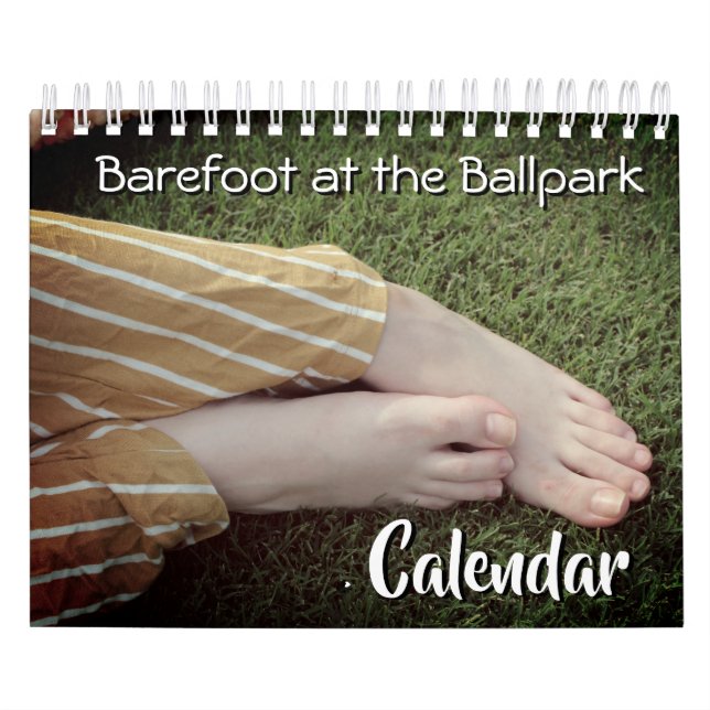 Barfuß am Baseballstadion Zwei-Seite Kalender (Titelbild)