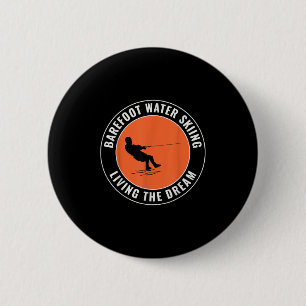 Barfuß Barfuß-Wasserskilauf Motorboot Wasser  Button