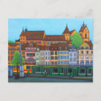 Barfüsserplatz Rendez-vous PostCard von Lisa Loren
