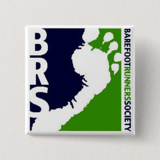 Barfüßig Avatara-Logo-weißes Fuß-Quadrat der Button