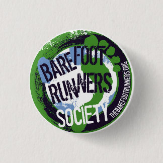 Barfüßigläufer-Gesellschafts-künstlerischer runder Button