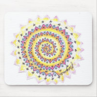 BargasArtworks Geheimnis-Mandala Mousepad