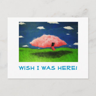 BargasArtworks Pink Cloud Postkarten