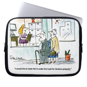 Bargeld für Clunkers Laptopschutzhülle