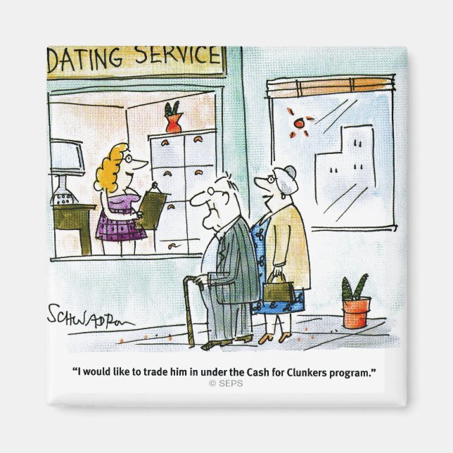 Bargeld für Kohlköpfe Magnet (Vorne)