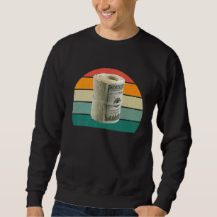 Bargeld Münzen Bankkonto Investieren Aktie Währung Sweatshirt