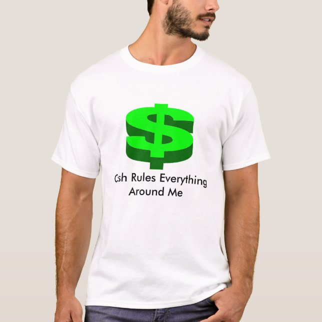 Bargeld ordnet alles um mich an T-Shirt (Vorderseite)