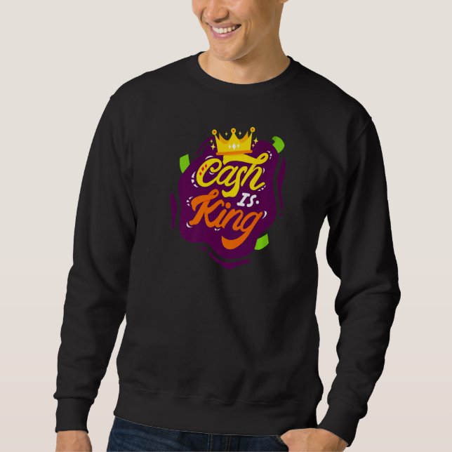Bargeldkonto Bankkonto Anleger Aktie Währung P Sweatshirt (Vorderseite)