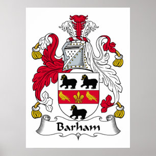 Barham Familienwappen Poster