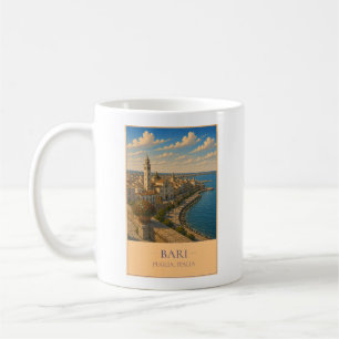 Bari, Italy – Vintage Travel Mug