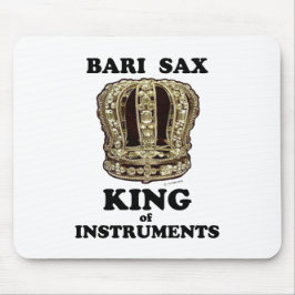 Bari Sax King of Instruments Mousepad
