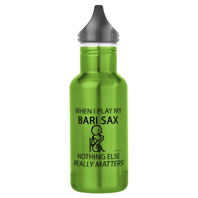 Bari Sax Nichts anderes zählt Edelstahlflasche (Links)