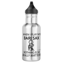 Bari Sax Nichts anderes zählt Edelstahlflasche