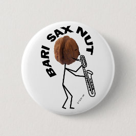 Bari Sax Nut Button