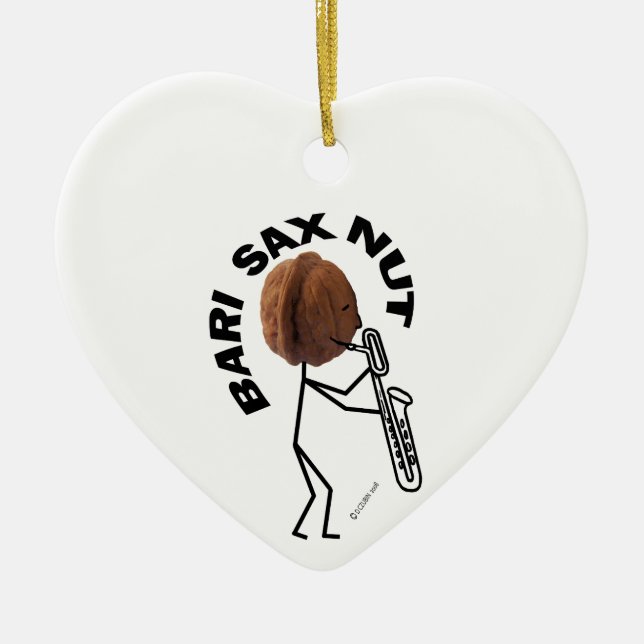 Bari Sax Nut Keramikornament (Vorne)
