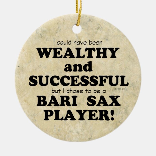 Bari Sax Reiche und erfolgreiche Keramik Ornament (Vorne)