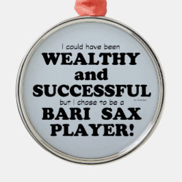Bari Sax Wohlhabend & erfolgreich Ornament Aus Metall