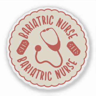Bariatric Nurse Aufkleber
