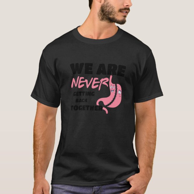 Bariatrische Operation Erholung und Magenspaltast T-Shirt (Vorderseite)
