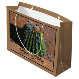 Baril Cactus Grand sac cadeau