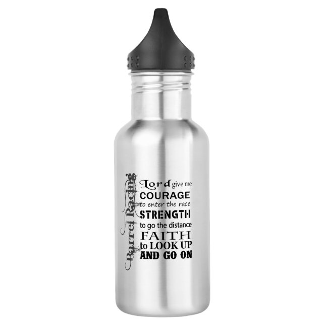 Baril emballant la bouteille d'eau de prière (Gauche)