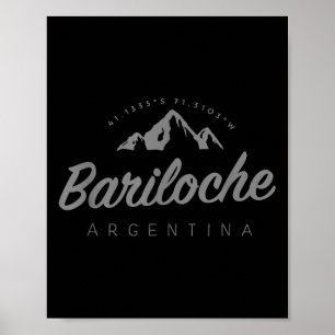 Bariloche Bergurlaub Skifahren Argentinien Poster
