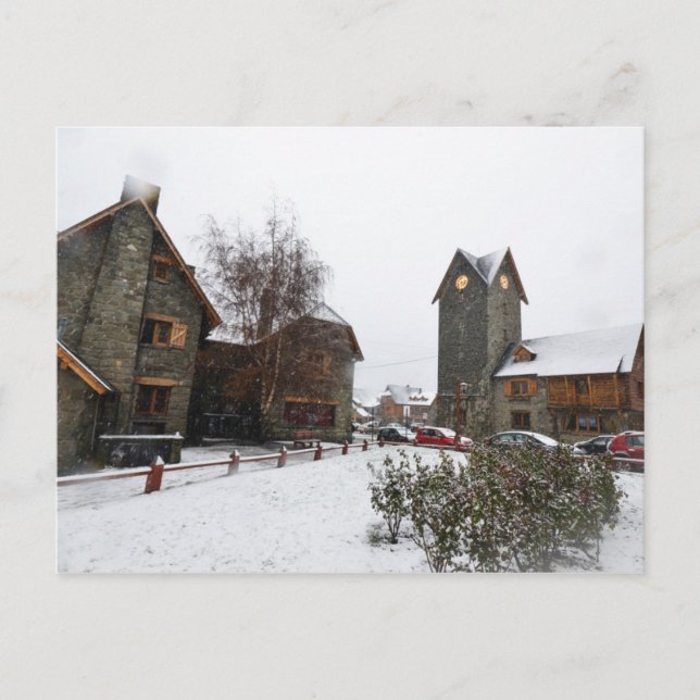 Bariloche Civic Centre, Patagonia Argentinien Postkarte (Vorderseite)