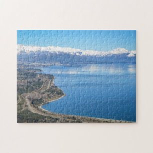 Bariloche Luftaufnahme im Winter