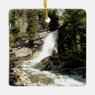 Baring Falls im Glacier National Park Keramikornament