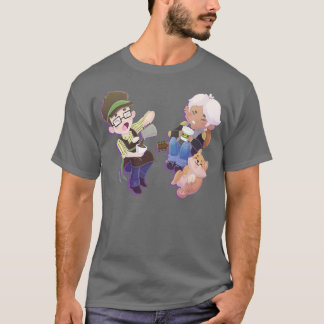 Barista Busker und Shiba T-Shirt
