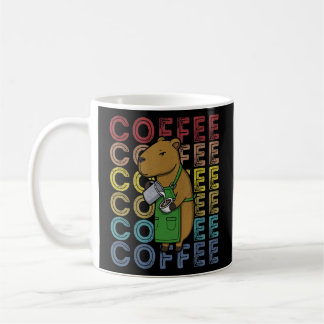 Barista coffee capybara capybarista cappuccinos mi kaffeetasse